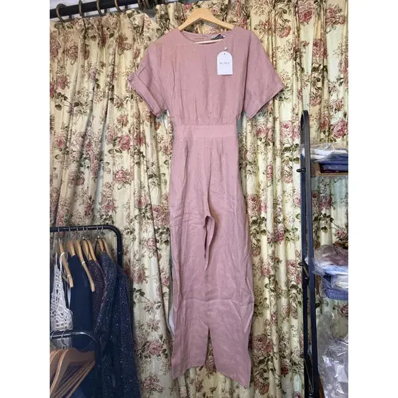 Rumer the Label LouLou Jumpsuit Dusty Pink Size Medium - Picture 9 of 9